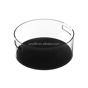 حامل أكواب من الأكريليك الفضي المزخرف بالليزر مجموعة أوعية غسيل يهودية من اللوسيت - Product Image 3