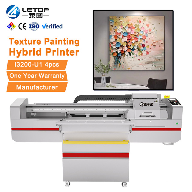 LETOP Outdoor New Chinese Brand Colour Advertising Format Multifunctional Digital Injekt Industrial Flatbed Uv Printing Machine