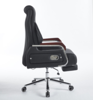 Chaise pivotante en maille de luxe haut de gamme, robuste, avec repose-pieds