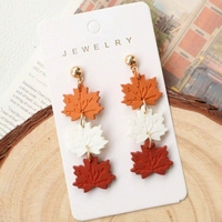 Halloween acrylique fantôme esprit chauve-souris goutte boucles d'oreilles pentagramme coloré mode pour les femmes à la mode accessoire Bijoux Bijoux
