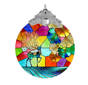 Customized Luxury Christmas Ornaments Glass Pendant Factory Wholesale High Quality <b>Environment</b>-Friendly Crystal Glass Blank - Product Image 2