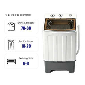 Lavatrice da 13 kg <span class=keywords><strong>con</strong></span> copertura in plastica, corpo in plastica, vasca singola, caricamento dall'alto e <span class=keywords><strong>lavabo</strong></span> integrato - Product Image 4