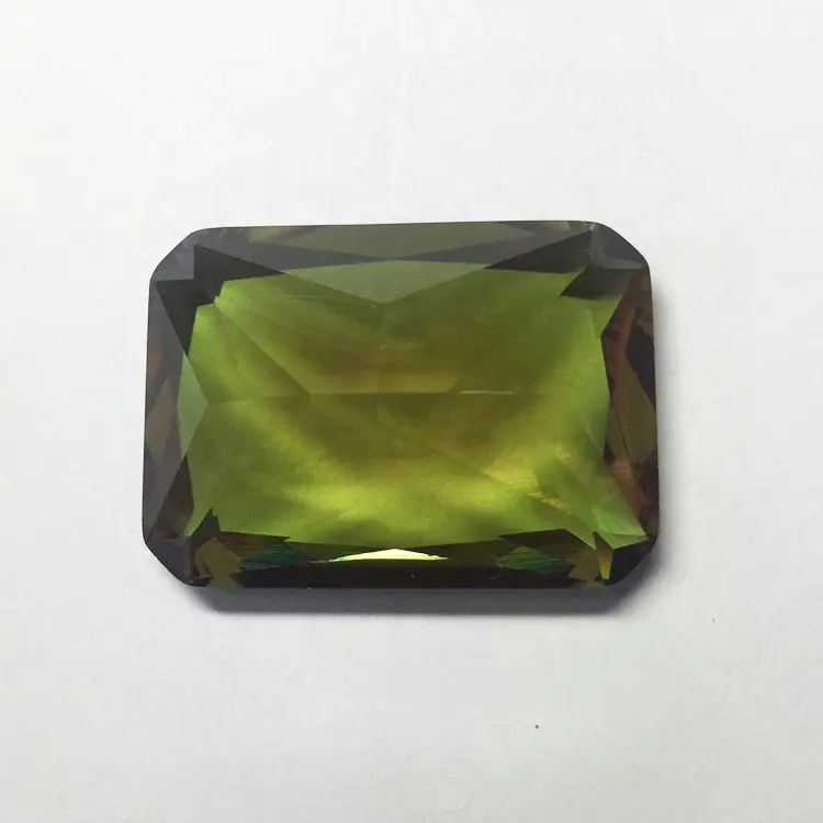 Wholesale Synthetic Turkey color change glass Diaspore loose gemstone for silver jewelry mounting