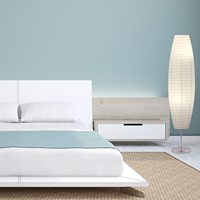 Le salon pliable s'adapte aux lampes de sol en papier de riz de décoration de pièce moderne