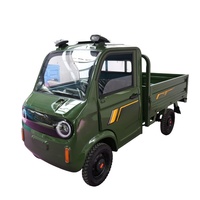 Camion de livraison électrique à basse vitesse à 4 roues avec caisse de chargement renforcée pour le marché agricole, le transport urbain, mini camionnette