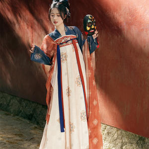 <span class=keywords><strong>ชุด</strong></span>ฮั่นฝูเจฟฟรีย์ <span class=keywords><strong>ชุด</strong></span><span class=keywords><strong>จีน</strong></span>โบราณ <span class=keywords><strong>ชุด</strong></span>ฮั่นฝู<span class=keywords><strong>ราชวงศ์</strong></span><span class=keywords><strong>ถัง</strong></span> <span class=keywords><strong>ชุด</strong></span>สตรีสไตล์ย้อนยุค <span class=keywords><strong>ชุด</strong></span>กระโปรงยาวคลุมอก <span class=keywords><strong>ชุด</strong></span>แต่งงานจีน - Product Image 1