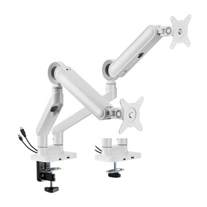 LDT75-C024UC Supporto per <span class=keywords><strong>Monitor</strong></span> <span class=keywords><strong>Doppio</strong></span> Premium da 17-32 Pollici, Braccio a Molla con Porte USB Tipo C, 10,5 kg - Product Image 2