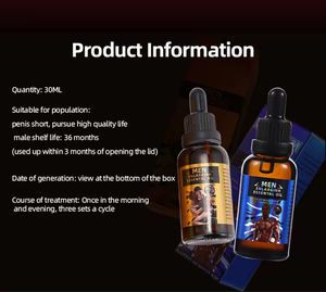 Aceite de Masaje Herbal para Hombres, para el Cuidado de la Salud Masculina, Entrenamiento del Área Privada, Agrandamiento del Tamaño, Precio de Fábrica - Product Image 5