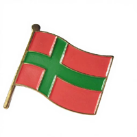 Épinglette en émail avec drapeau national de Nigéria, Pakistan, Panama, Koweït, avec emballage