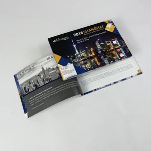 Folleto de paisaje A5 personalizado, encuadernación de hilo de papel recubierto de alta calidad, foro y guía de expositores, impresión digital - Product Image 1