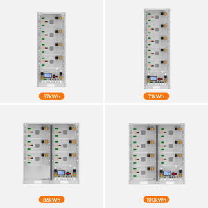 ארון חיצוני מסחרי IP65 מוכן לשימוש עם סוללת LiFePO4 בקיבולת 57 קוט\\\"ש-100 קוט\\\"ש + ממיר היברידי DEYE בהספק 25 קילוואט-50 קילוואט עם קירור אוויר חכם, יצרן ציוד מקורי - Product Image 2
