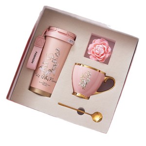 קופסת מתנה של שושנת היער - פשטות מודרנית סִגְנוֹן סט מתנה ליום האהבה ויום הולדת עבורה, קופסת נייר פרימיום לחברה - Product Image 1