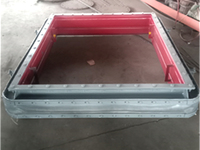 Unión de expansión no metálica con conexión bridada redonda y rectangular personalizada, acoplamiento magnético sellado para bomba autocebante