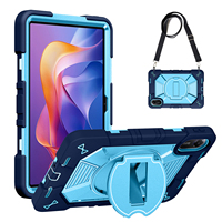 Étui de protection robuste anti-chute pour Redmi Pad 2 4G 11 pouces, coque de tablette antichoc avec béquille rotative