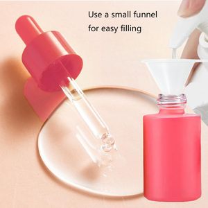 Flacon compte-gouttes en verre dépoli VANTUR 1oz à épaule plate, pour huiles essentielles et cosmétiques liquides – Approvisionnement direct usine - Product Image 3