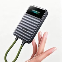 UGREEN NeoDrive Go 20 SSD Portatile 20Gbps 2000MB/s Unità a Stato Solido Esterna con Cavo USB Integrato Display IPS Crittografia AES256