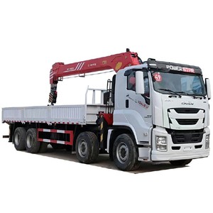 รถบรรทุกติดเครน ISUZU GIGA 8X4 14 ตัน 16 ตัน รถเครนก่อสร้างแบบแขนยืดได้ - Product Image 6