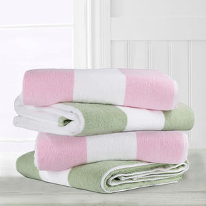 Toalla <span class=keywords><strong>de</strong></span> Playa Jacquard Personalizada 100% Algodón, Toalla <span class=keywords><strong>de</strong></span> <span class=keywords><strong>Piscina</strong></span> Grande <span class=keywords><strong>de</strong></span> Lujo con Rayas Teñidas con Hilo, Suave y Antibacteriana. - Product Image 3