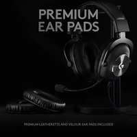 Casque de jeu sans fil Logitech G PRO X 2 LIGHTSPEED avec haut-parleur en graphène de 50 mm, son surround DTS X 2.0 7.1, batterie de 50 h pour PC PS5