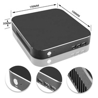 Boîtier de projet électronique industriel pour mini PC Boîtier personnalisé pour mini ordinateur de bureau par extrusion d'aluminium CNC