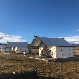 Tente de <span class=keywords><strong>camping</strong></span> de luxe à structure en acier pour 4 saisons avec salle de bain pour safari africain, hôtel, glamping de luxe - Product Image 2