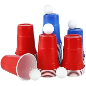 Wholesale Disposable Plastic PS Cups 18 Oz Red Solo Party Cups Beer Pong  Cups - China Disposable Party Shot Cups and Double Color Party Cups price
