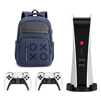 Sac de rangement pratique en nylon pour sac à dos de voyage pour les jeux de console PS5 Étui de transport à usage spécial pour ranger votre matériel de jeu