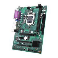 Carte mère Feifan Industrial B75, nouvelle, SATA ITX LGA 1155, processeur Intel Core, DDR3 16 Go, COM, M.2, ordinateur de bureau, vert, 25x19 cm, double