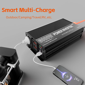 Sistema de Energía Solar para el Hogar HOULI, Inversor de Corriente para Automóvil de Onda Sinusoidal Pura de 6000w 12v a 220v, Inversor de Potencia de 3000w 4000W 5000w - Product Image 4