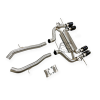 Système d'échappement Catback Valvetronic en acier inoxydable pour BMW G87 M2 S58 2023+ avec silencieux et tuyaux d'échappement arrière pour une amélioration du son