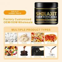 Pâte de résine de Shilajit HDK 30g, minéraux traces de l'Himalaya, végétalien, halal, personnalisé OEM ODM, complément alimentaire, marque privée