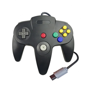 จอยเกมส์ N64 สีสันสดใส แบบมีสาย สำหรับเครื่อง Nintendo 64 สีม่วงโปร่งแสง - Product Image 2