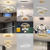 Luminaire suspendu LED de luxe anti-éblouissement AC220V, luminaire suspendu en cristal pour chambre à coucher, salon, salle à manger, éclairage décoratif