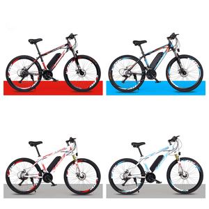 Bicicleta Eléctrica de Montaña con Cuadro de Acero de Alto Carbono, 21 Velocidades, Horquilla de Suspensión, Neumáticos Gruesos de 26 Pulgadas, Motor de 250W, 36V, Todoterreno, para Hombre - Product Image 6