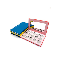 Marque privée personnalisée en relief biodégradable vide emballage cosmétique Palette de maquillage magnétique crème pour les yeux 15 trous fard à paupières