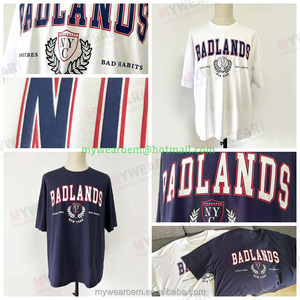 Baggy T-Shirts Übergroßes Loose Fit Großes T-Shirt für Mann Unisex Custom Designed Machen Sie Ihre Marke Oem - Product Image 5