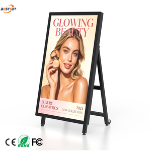 Pantalla LCD de <span class=keywords><strong>43</strong></span> Pulgadas para Exteriores, con Marco en A, Señalización Digital, IP65 Impermeable, 1800nit, para Restaurantes, Cafés, Hoteles, Tiendas Minoristas - Product Image 1