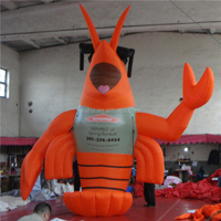 Homard gonflable géant en vente chaude pour la publicité