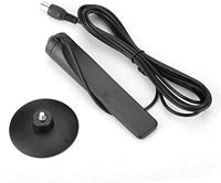 Antenne TV numérique intérieure/extérieure amplifiée, amplificateur puissant, meilleur amplificateur de signal, 4K 1080P avec câble coaxial