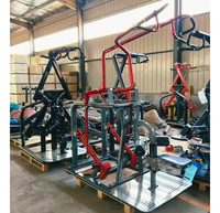 Machine à pulldown latéral rotative à charge libre pour l'entraînement des muscles du dos, sécurisée, réglable et durable, avec système de cisaillement dorsal