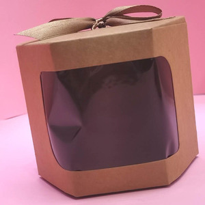 Scatola regalo di san valentino scatola di cioccolato caramelle con finestra decorazione di nozze imballaggio biscotti dolci da imballaggio per festa - Product Image 3