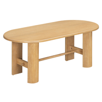 Ensemble de table à manger ovale en bois massif 7 pièces avec 6 chaises rembourrées, meubles de cuisine pour la maison, l'hôtel, l'appartement