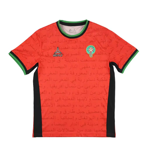 Maillot de football unisexe HEALY à manches courtes, imprimé numérique, logo personnalisé, noir et orange, 100 % polyester, ensembles d'été de haute qualité - Product Image 1