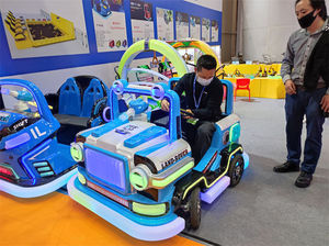 Voiture électrique pour enfants 2 places, véhicule à batterie pour enfants, voiture jouet pour centre commercial, équipement de divertissement pour parcs d'attractions - Product Image 5