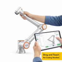 JINWEI FR16 16kg 1034mm Cobot 6 axes IP54 ISO 10218 CR CE 0.03mm pour l'entretien de machines, l'assemblage et la manutention de matériaux lourds