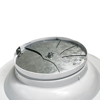 Diffuseur circulaire en aluminium pour conduits spiralés Diffuseur de plafond rond HVAC pour un confort optimal