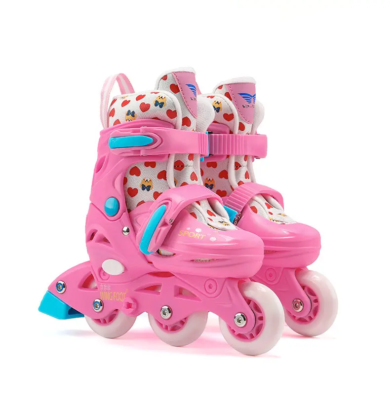 Hoge Kwaliteit Kinderen Suits Beginners Dubbele Rij Skates Baby Katrol Rolschaatsen