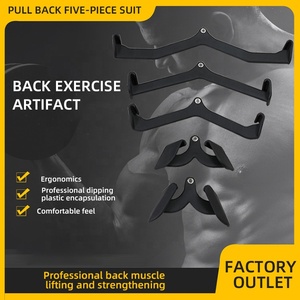 ZHOYA SPORT Set di Impugnature in Acciaio per Allenamento della Schiena, Barra per Lat Pulldown, Accessori per Esercizi con Cavo - Product Image 5