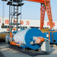 Chaudière à huile thermique à faible teneur en NOx de 5600 kW, chauffage haute température au gaz naturel ou au diesel pour l'industrie de la vulcanisation du caoutchouc et de l'extrusion plastique