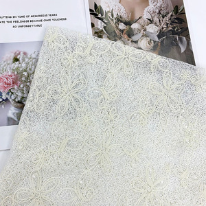 Tissu en dentelle brodée de sequins et de fleurs, élégant, vintage, de luxe, sur mesure, pour nappe, <span class=keywords><strong>voile</strong></span>, robe de fête pour femmes - Product Image 2